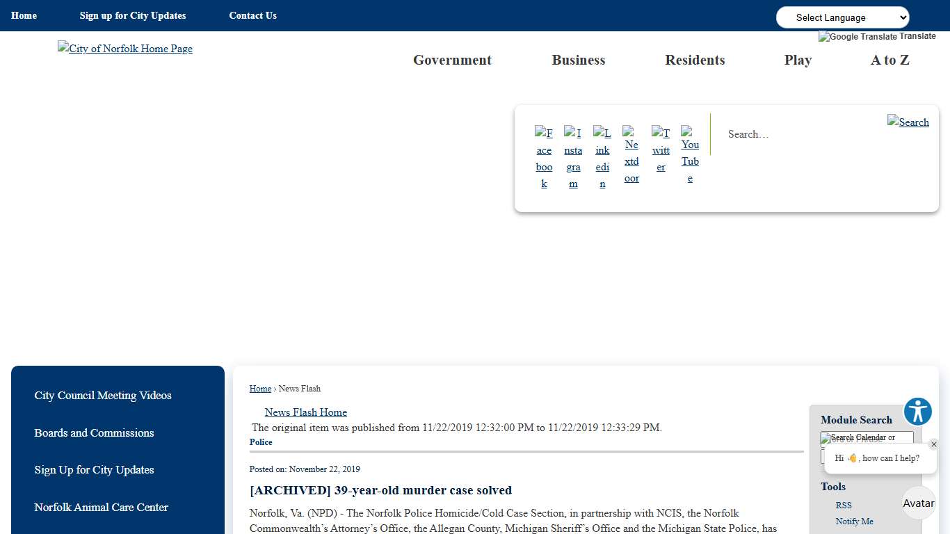News Flash • Norfolk, VA • CivicEngage